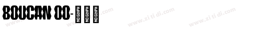 Boucan 00字体转换